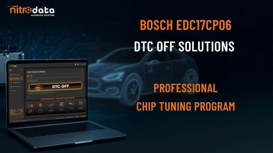 حلول إيقاف DTC لـ EDC17CP06 | حذف رموز الأعطال - Nitro Data